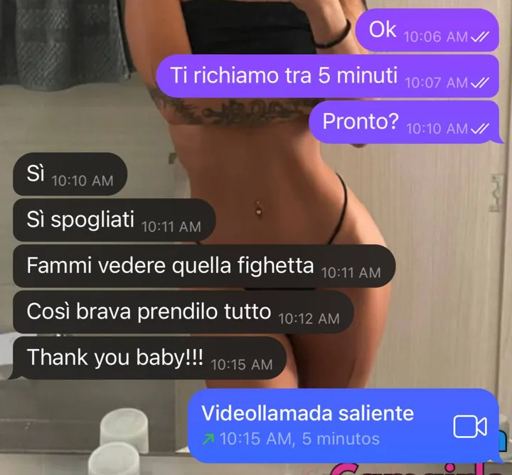 Real Telegram sexting chat screenshot 6