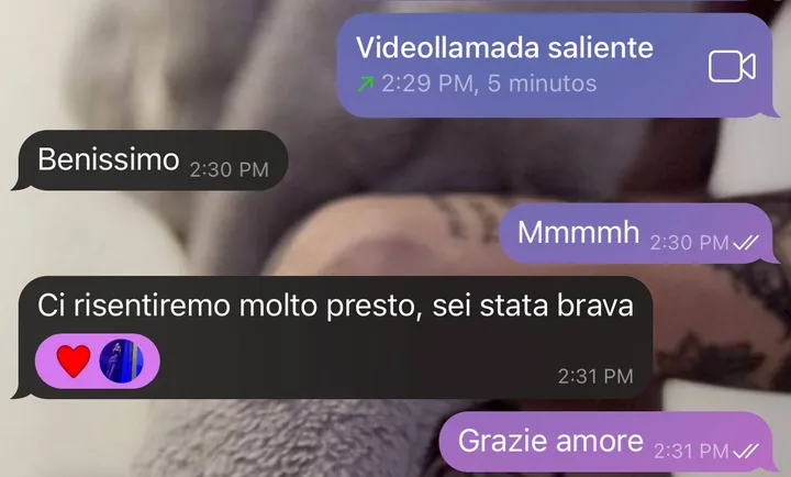 Real Telegram sexting chat screenshot 4