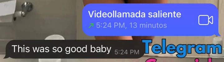 Real Telegram sexting chat screenshot 1