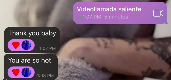 Real Telegram sexting chat screenshot 3