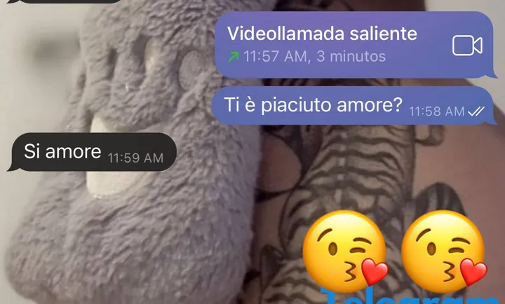 Real Telegram sexting chat screenshot 1