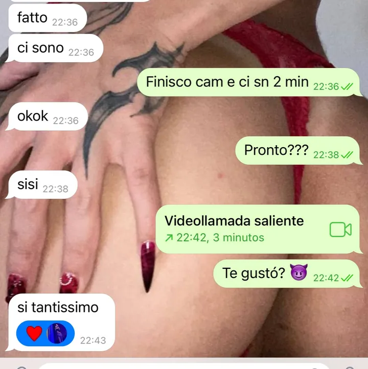 Real Telegram sexting chat screenshot 3