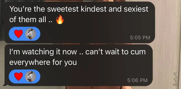 Real Telegram sexting chat screenshot 4